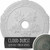 Ekena Millwork Attica with Rose Ceiling Medallion - Primed Polyurethane - CM26ATCBC