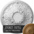 Ekena Millwork Tristan Ceiling Medallion - Primed Polyurethane - CM26TNSTC