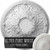 Ekena Millwork Tristan Ceiling Medallion - Primed Polyurethane - CM26TNUWF