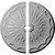 Ekena Millwork Artis Ceiling Medallion - Primed Polyurethane - CM27AR2-02000