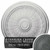 Ekena Millwork Brunswick Ceiling Medallion - Primed Polyurethane - CM27BRAGC