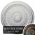 Ekena Millwork Brunswick Ceiling Medallion - Primed Polyurethane - CM27BRBBS