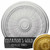 Ekena Millwork Brunswick Ceiling Medallion - Primed Polyurethane - CM27BRPGS