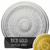 Ekena Millwork Brunswick Ceiling Medallion - Primed Polyurethane - CM27BRRGS