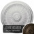 Ekena Millwork Brunswick Ceiling Medallion - Primed Polyurethane - CM27BRSHC