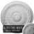 Ekena Millwork Brunswick Ceiling Medallion - Primed Polyurethane - CM27BRUWC