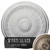 Ekena Millwork Brunswick Ceiling Medallion - Primed Polyurethane - CM27BRWSS