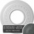 Ekena Millwork Anthony Ceiling Medallion - Primed Polyurethane - CM29ATAGC