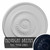 Ekena Millwork Wigan Ceiling Medallion - Primed Polyurethane - CM29WGMDF