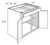 JSI Cabinetry Trenton Recessed Kitchen Cabinet - B36-VTR
