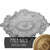 Ekena Millwork Strasbourg Ceiling Medallion - Primed Polyurethane - CM30SGPAS