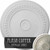 Ekena Millwork Carlsbad Ceiling Medallion - Primed Polyurethane - CM31CAFCS