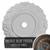 Ekena Millwork Angel Ceiling Medallion - Primed Polyurethane - CM32ANBBS