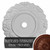 Ekena Millwork Angel Ceiling Medallion - Primed Polyurethane - CM32ANBMC