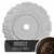 Ekena Millwork Angel Ceiling Medallion - Primed Polyurethane - CM32ANBZS