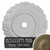 Ekena Millwork Angel Ceiling Medallion - Primed Polyurethane - CM32ANMMC