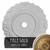 Ekena Millwork Angel Ceiling Medallion - Primed Polyurethane - CM32ANPAS