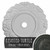 Ekena Millwork Angel Ceiling Medallion - Primed Polyurethane - CM32ANPTC