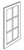 JSI Cabinetry Trenton Recessed Kitchen Cabinet - W1836GD-VTR