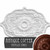 Ekena Millwork Pesaro Ceiling Medallion - Primed Polyurethane - CM36X26PEACS