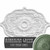 Ekena Millwork Pesaro Ceiling Medallion - Primed Polyurethane - CM36X26PEAGF