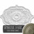 Ekena Millwork Pesaro Ceiling Medallion - Primed Polyurethane - CM36X26PESSF