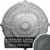 Ekena Millwork Attica Ceiling Medallion - Primed Polyurethane - CM39ATAGC
