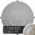 Ekena Millwork Attica Acanthus Leaf Ceiling Medallion - Primed Polyurethane - CM53ATFBS