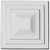 Ekena Millwork Rosette - Primed Polyurethane - ROS04X04DR