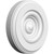 Ekena Millwork Rosette - Primed Polyurethane - ROSP040X040X075GRY03