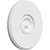 Ekena Millwork Rosette - Primed Polyurethane - ROSP080X080X050GRY03