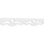 Ekena Millwork Running Trim - Primed Polyurethane - RUNP06X0625X48CEL