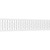 Ekena Millwork Running Trim - Primed Polyurethane - RUNP08X0625X48BRD