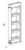 JSI Cabinetry Yarmouth Slab Kitchen Cabinet - WF336PULL-SFTCLOSE-KYS