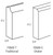 JSI Cabinetry Yarmouth Raised Kitchen Cabinet - FBM8-KYM