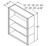 Aristokraft Cabinetry Select Series Benton Birch Wall Open Cabinet WOL3042