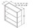 Aristokraft Cabinetry Select Series Benton Birch Wall Open Cabinet WOL1536