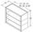 Aristokraft Cabinetry Select Series Benton Birch Wall Open Cabinet WOL243015