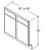 Aristokraft Cabinetry Select Series Benton Birch Sink Front SF42