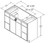 Aristokraft Cabinetry Select Series Benton Birch Vanity Double Drawer Base VDDB4835-3