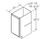 Aristokraft Cabinetry Select Series Benton Birch Vanity Base With Full Height Door VB1832.5FH