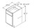 Aristokraft Cabinetry Select Series Benton Birch Universal Base Cabinet B2132.5