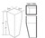 Aristokraft Cabinetry Select Series Benton Birch Bun Foot TAPLEG