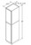Aristokraft Cabinetry Select Series Benton Birch Utility Cabinet U2190R Hinged Right