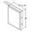 Aristokraft Cabinetry Select Series Benton Birch Vanity Wall Cabinet VW2430