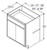 Aristokraft Cabinetry Select Series Benton Birch Paint Base Cabinet B33B