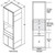 Aristokraft Cabinetry Select Series Benton Birch Paint Microwave Tall Cabinet TMW3096B