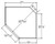 Aristokraft Cabinetry All Plywood Series Benton Birch Paint Diagonal Corner Cabinet Without Mullions DCPG2730L Hinged Left