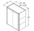 Aristokraft Cabinetry All Plywood Series Benton Birch Wall Cabinet With Doors Prepped For Glass W333615B