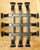 Agave Ironworks - Flat Bar Fish Tail Grille - GR003-04 - Dark Bronze